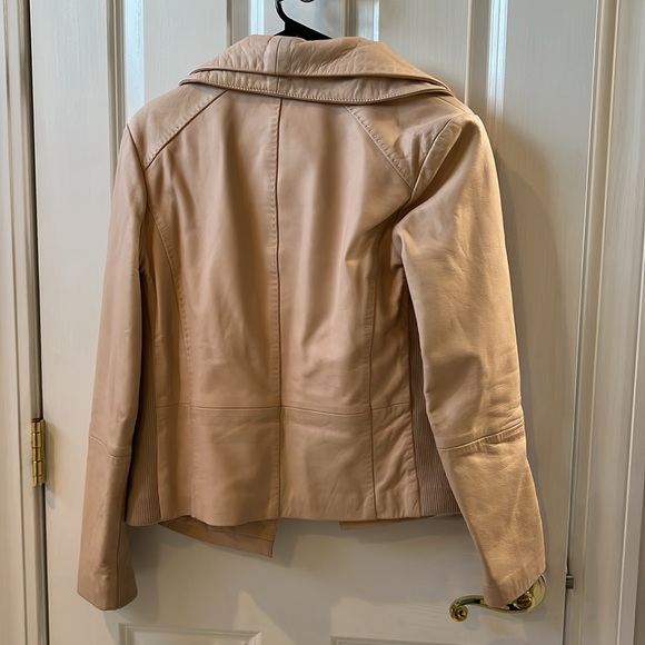 Pink Walter Baker Leather Jacket - Picture 3 of 4